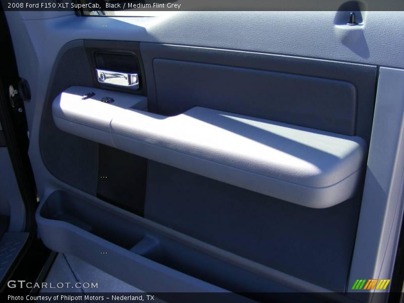 Black / Medium Flint Grey 2008 Ford F150 XLT SuperCab
