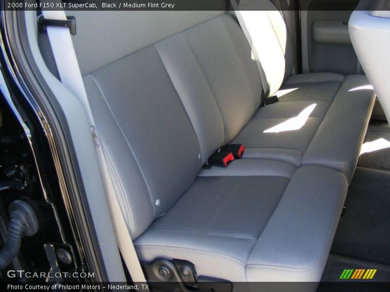 Black / Medium Flint Grey 2008 Ford F150 XLT SuperCab