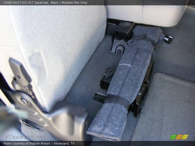 Black / Medium Flint Grey 2008 Ford F150 XLT SuperCab