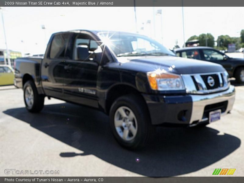 Majestic Blue / Almond 2009 Nissan Titan SE Crew Cab 4x4
