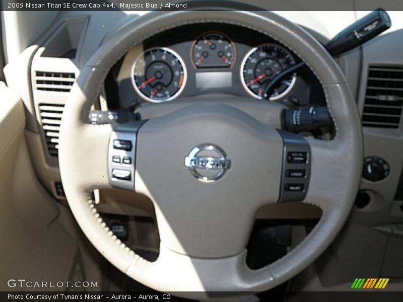 Majestic Blue / Almond 2009 Nissan Titan SE Crew Cab 4x4