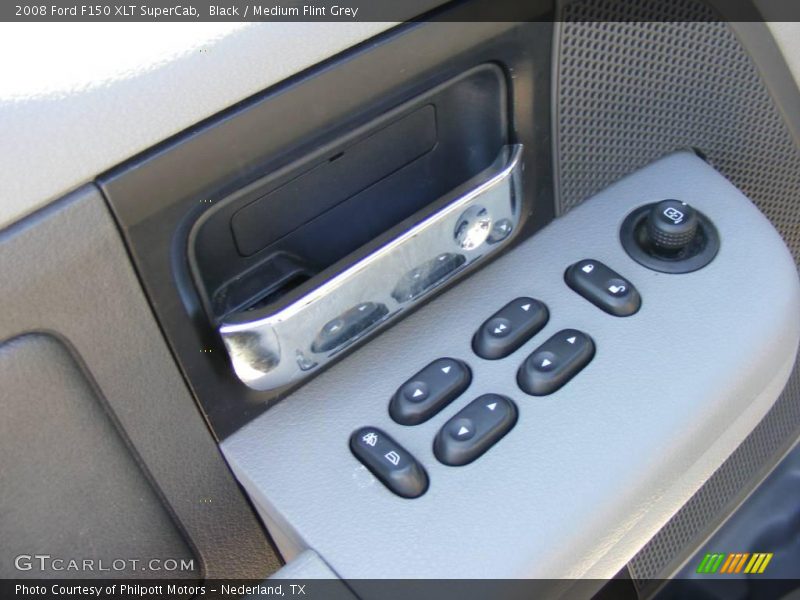 Black / Medium Flint Grey 2008 Ford F150 XLT SuperCab