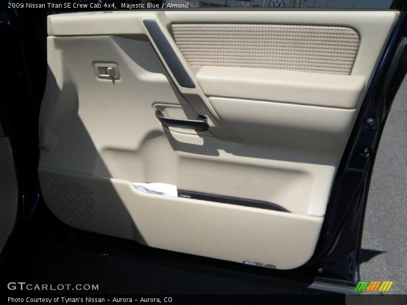 Majestic Blue / Almond 2009 Nissan Titan SE Crew Cab 4x4