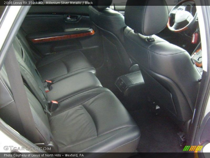 Millenium Silver Metallic / Black 2008 Lexus RX 350 AWD