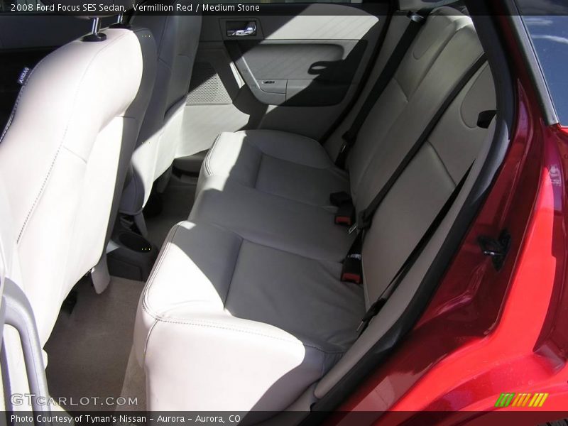 Vermillion Red / Medium Stone 2008 Ford Focus SES Sedan