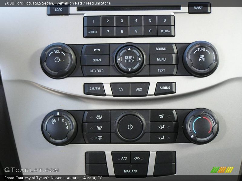 Vermillion Red / Medium Stone 2008 Ford Focus SES Sedan