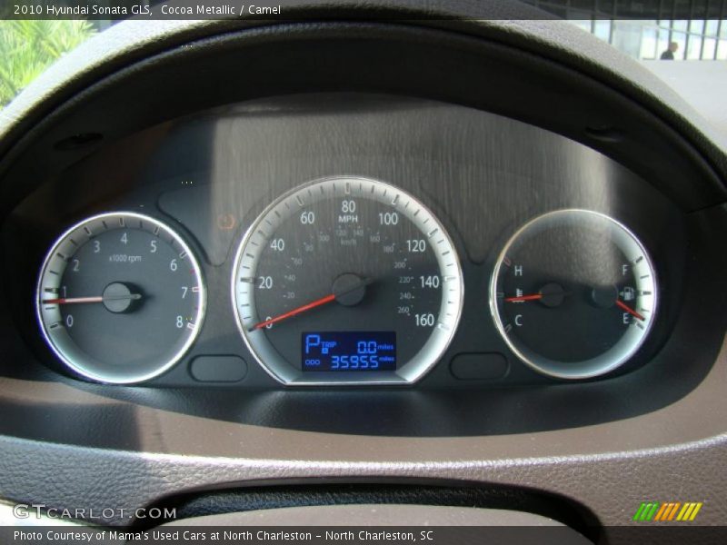 Cocoa Metallic / Camel 2010 Hyundai Sonata GLS