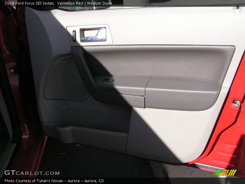 Vermillion Red / Medium Stone 2008 Ford Focus SES Sedan