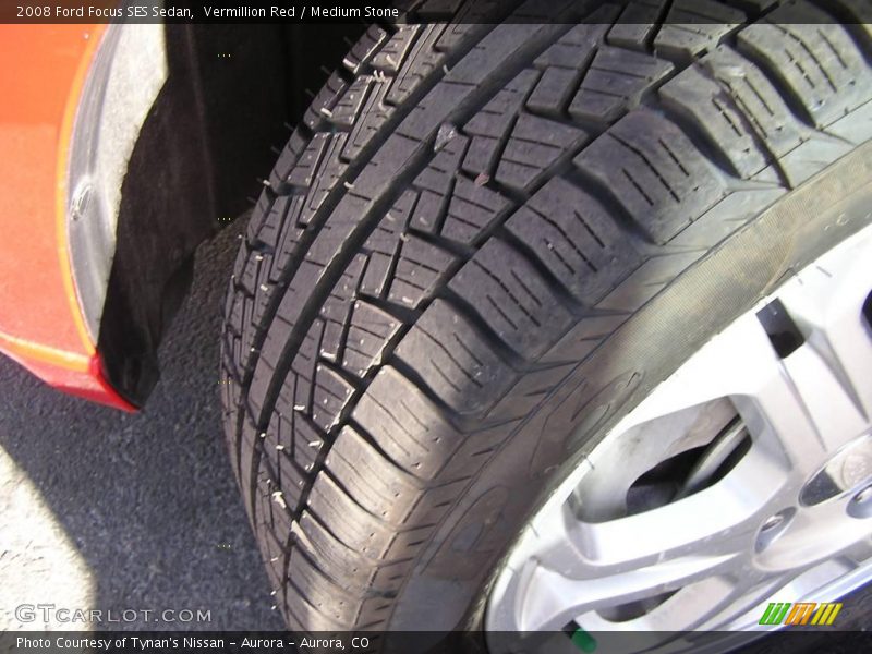 Vermillion Red / Medium Stone 2008 Ford Focus SES Sedan