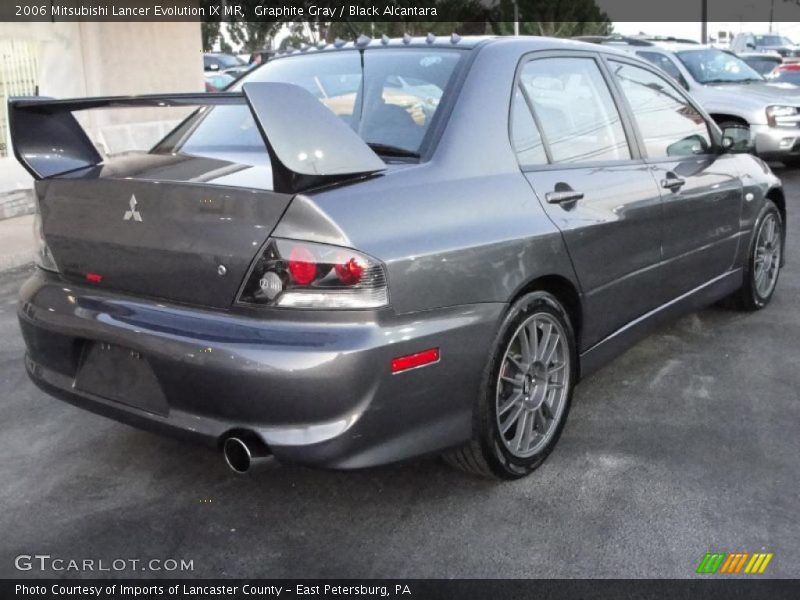 Graphite Gray / Black Alcantara 2006 Mitsubishi Lancer Evolution IX MR