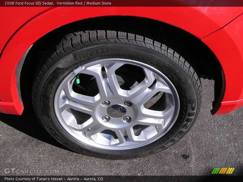 Vermillion Red / Medium Stone 2008 Ford Focus SES Sedan