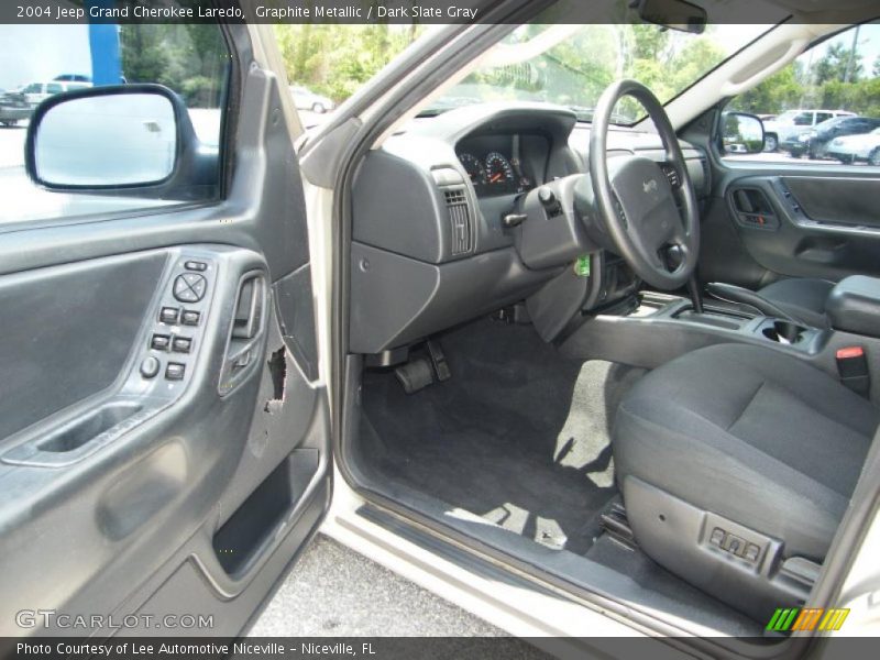 Graphite Metallic / Dark Slate Gray 2004 Jeep Grand Cherokee Laredo