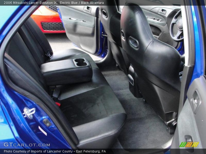 Electric Blue / Black Alcantara 2006 Mitsubishi Lancer Evolution IX