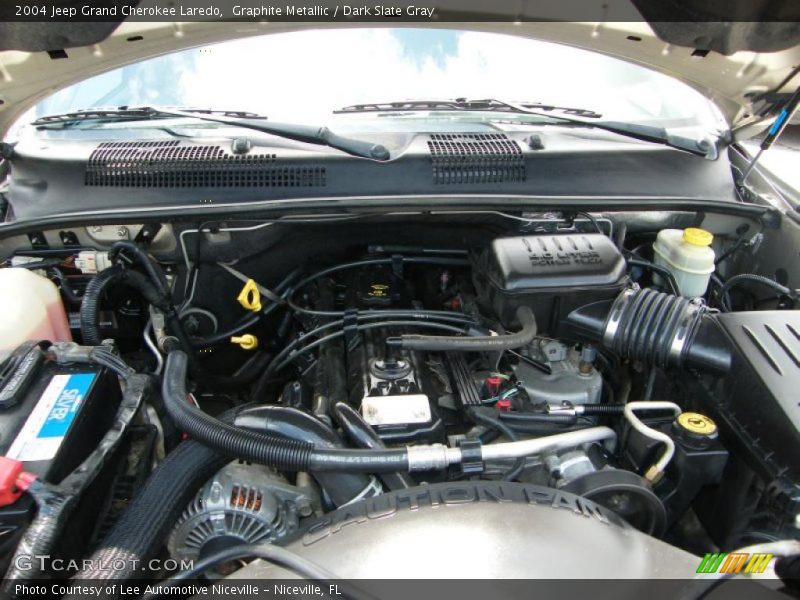 Graphite Metallic / Dark Slate Gray 2004 Jeep Grand Cherokee Laredo