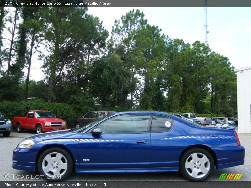 Laser Blue Metallic / Gray 2007 Chevrolet Monte Carlo SS