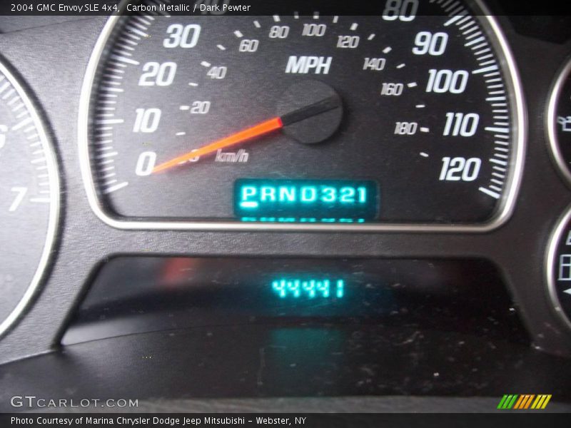 Carbon Metallic / Dark Pewter 2004 GMC Envoy SLE 4x4
