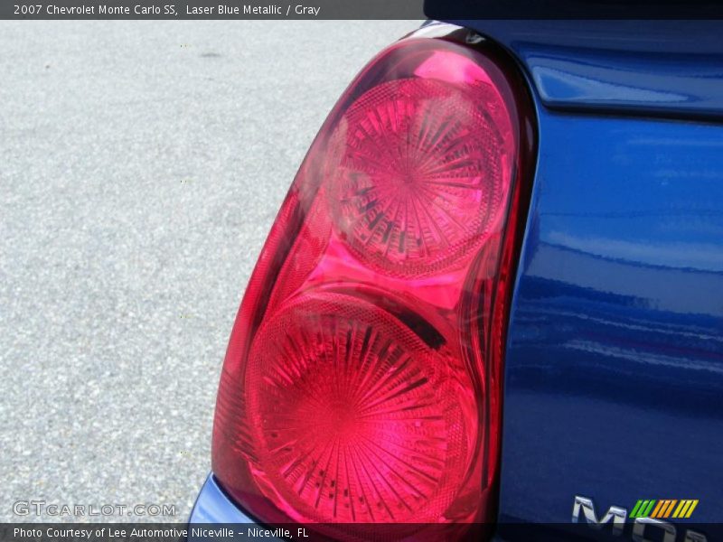 Laser Blue Metallic / Gray 2007 Chevrolet Monte Carlo SS