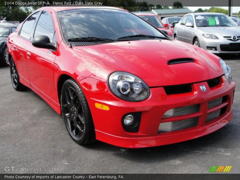 Flame Red / Dark Slate Gray 2004 Dodge Neon SRT-4