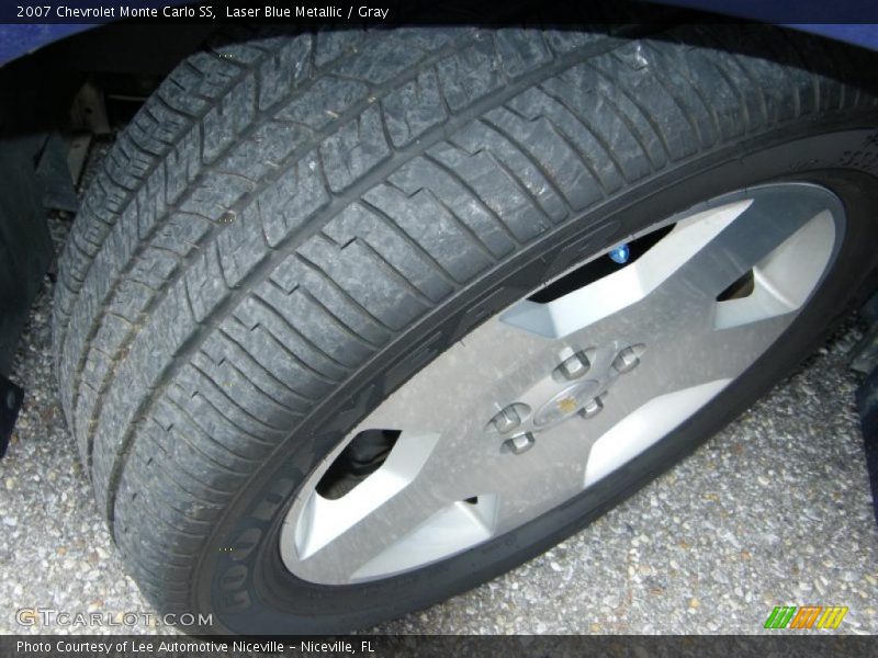Laser Blue Metallic / Gray 2007 Chevrolet Monte Carlo SS