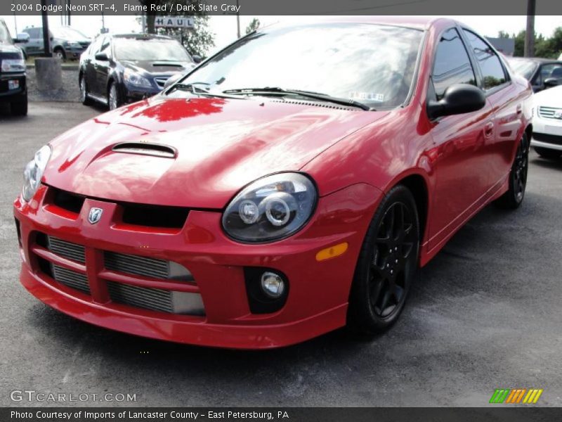 Flame Red / Dark Slate Gray 2004 Dodge Neon SRT-4