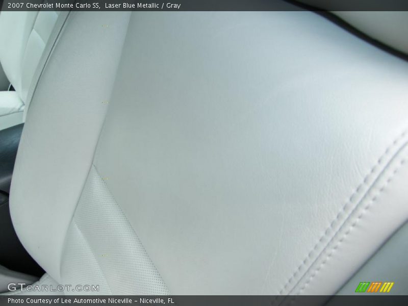 Laser Blue Metallic / Gray 2007 Chevrolet Monte Carlo SS