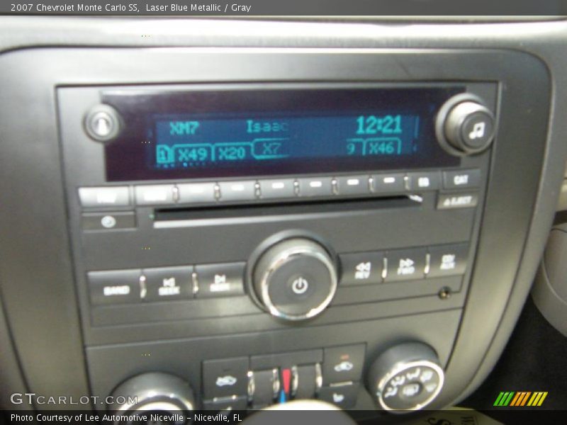 Laser Blue Metallic / Gray 2007 Chevrolet Monte Carlo SS