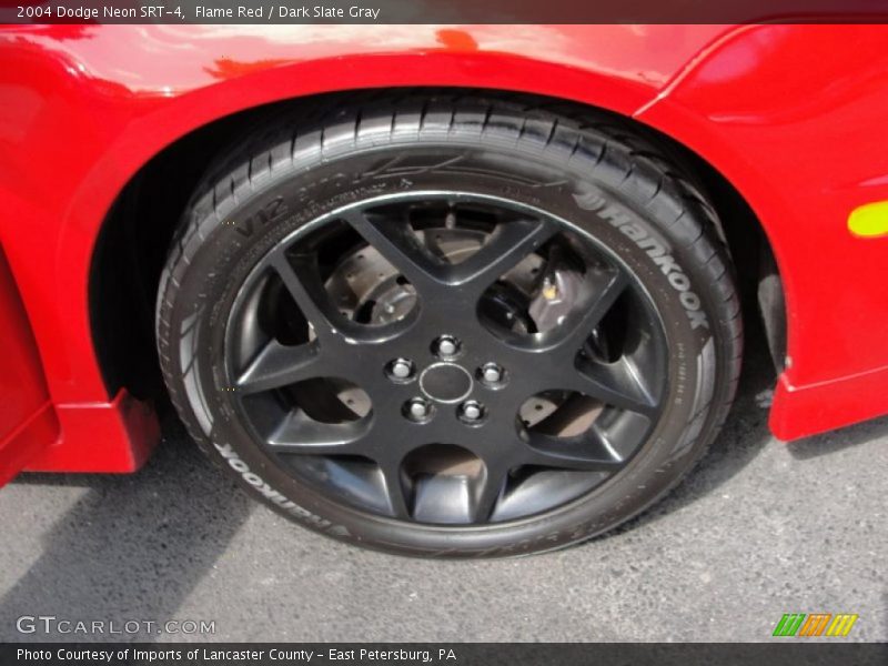 Flame Red / Dark Slate Gray 2004 Dodge Neon SRT-4