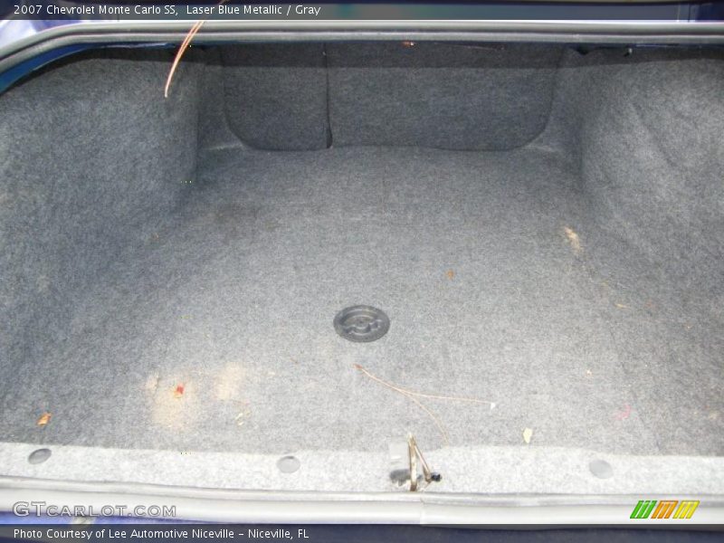 Laser Blue Metallic / Gray 2007 Chevrolet Monte Carlo SS