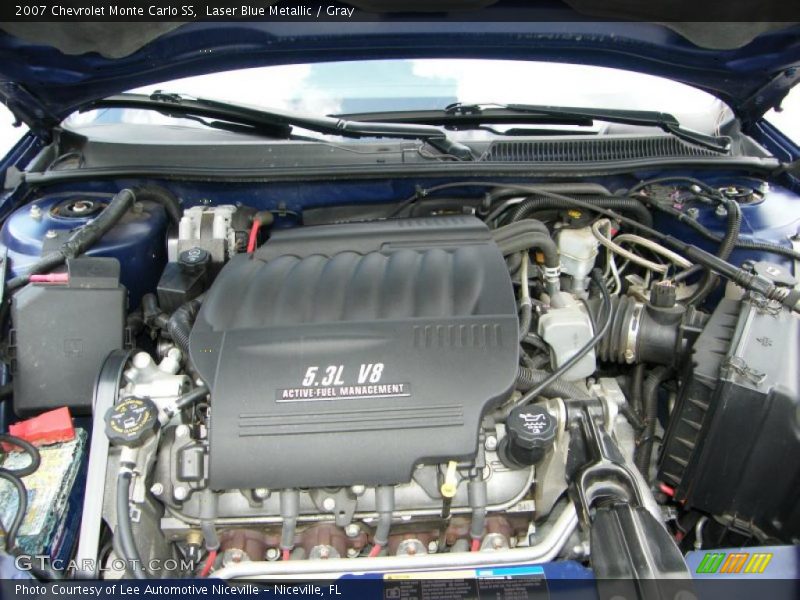Laser Blue Metallic / Gray 2007 Chevrolet Monte Carlo SS