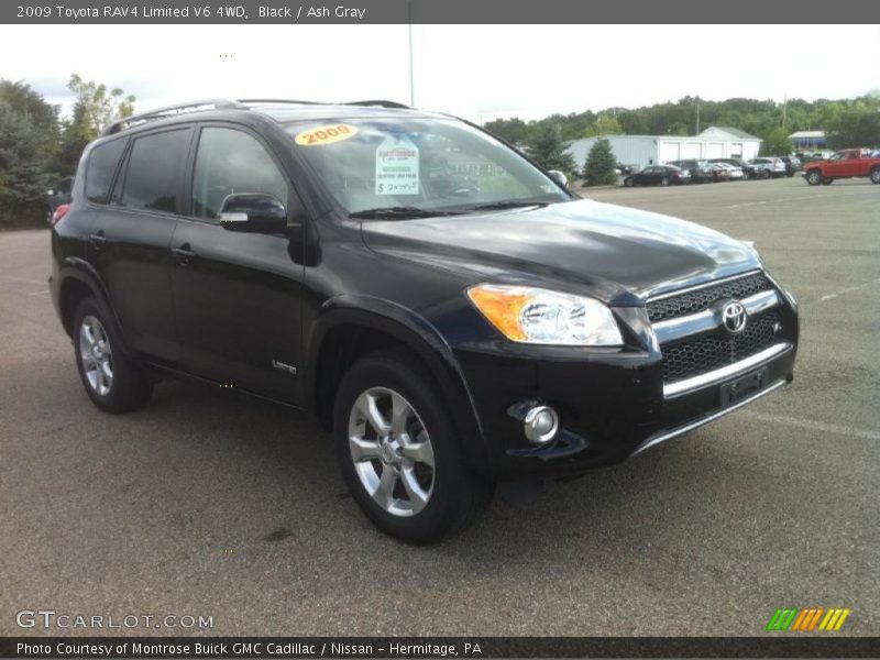 Black / Ash Gray 2009 Toyota RAV4 Limited V6 4WD