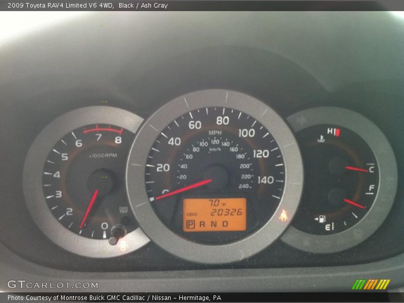Black / Ash Gray 2009 Toyota RAV4 Limited V6 4WD