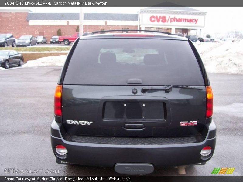 Carbon Metallic / Dark Pewter 2004 GMC Envoy SLE 4x4