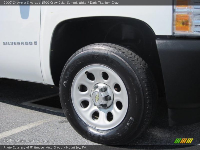 Summit White / Dark Titanium Gray 2007 Chevrolet Silverado 1500 Crew Cab