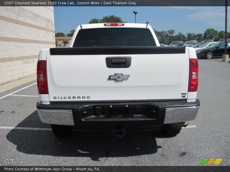 Summit White / Dark Titanium Gray 2007 Chevrolet Silverado 1500 Crew Cab