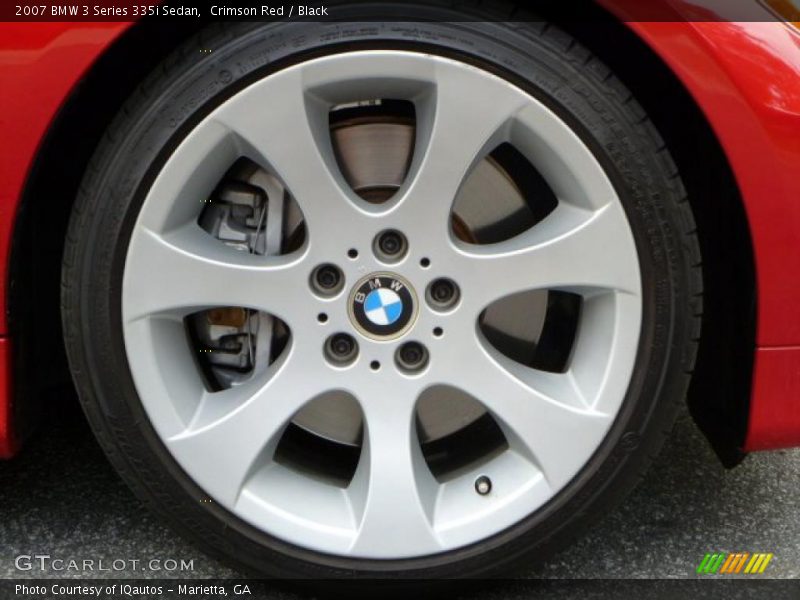 Crimson Red / Black 2007 BMW 3 Series 335i Sedan