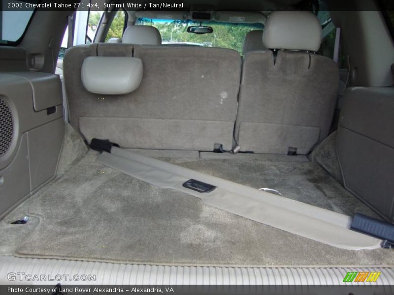 Summit White / Tan/Neutral 2002 Chevrolet Tahoe Z71 4x4