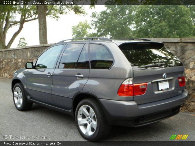 Stratus Grey Metallic / Beige 2006 BMW X5 4.4i