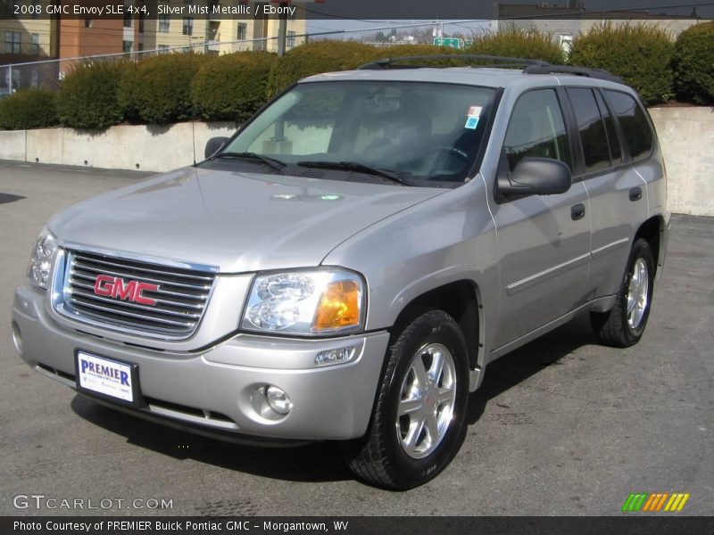 Silver Mist Metallic / Ebony 2008 GMC Envoy SLE 4x4