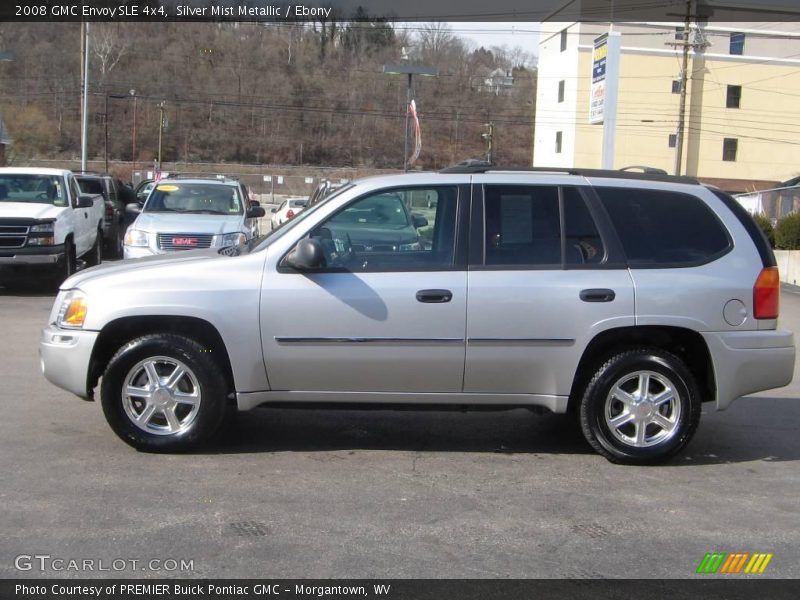 Silver Mist Metallic / Ebony 2008 GMC Envoy SLE 4x4