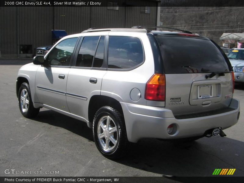 Silver Mist Metallic / Ebony 2008 GMC Envoy SLE 4x4