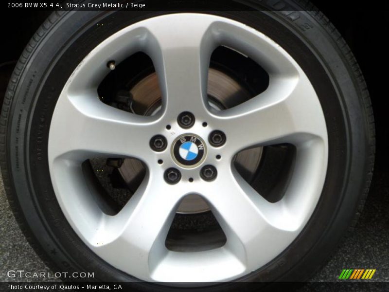 Stratus Grey Metallic / Beige 2006 BMW X5 4.4i