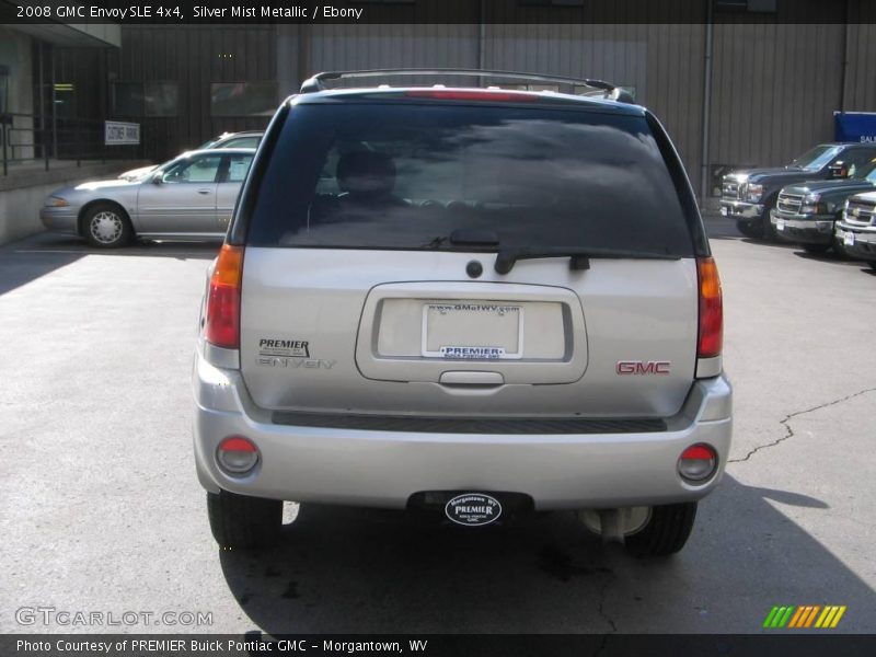 Silver Mist Metallic / Ebony 2008 GMC Envoy SLE 4x4