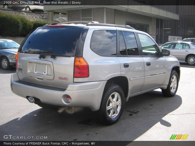 Silver Mist Metallic / Ebony 2008 GMC Envoy SLE 4x4