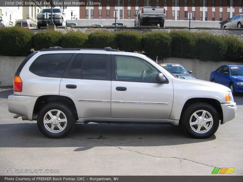 Silver Mist Metallic / Ebony 2008 GMC Envoy SLE 4x4