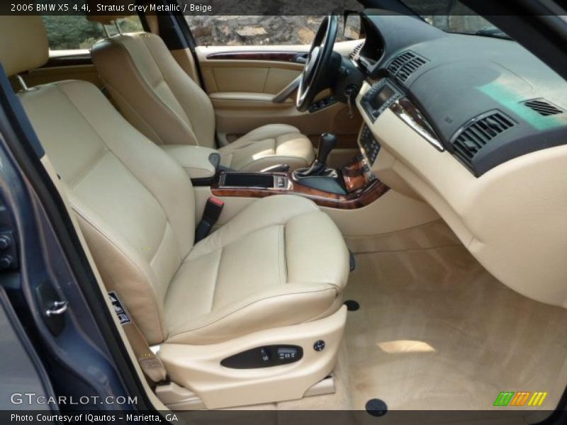 Stratus Grey Metallic / Beige 2006 BMW X5 4.4i