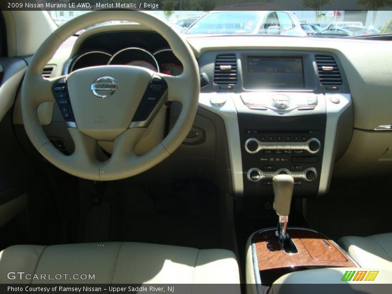 Merlot Metallic / Beige 2009 Nissan Murano LE AWD