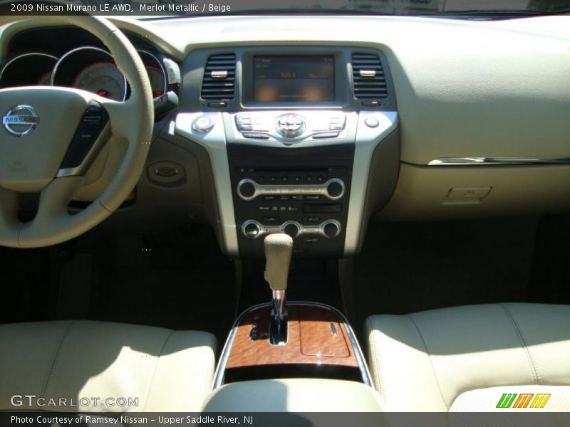 Merlot Metallic / Beige 2009 Nissan Murano LE AWD