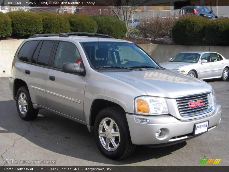 Silver Mist Metallic / Ebony 2008 GMC Envoy SLE 4x4
