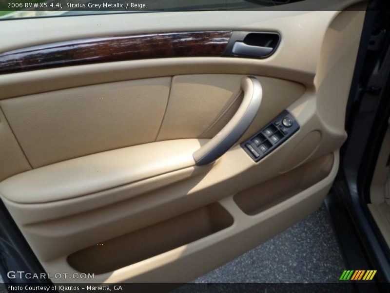 Stratus Grey Metallic / Beige 2006 BMW X5 4.4i