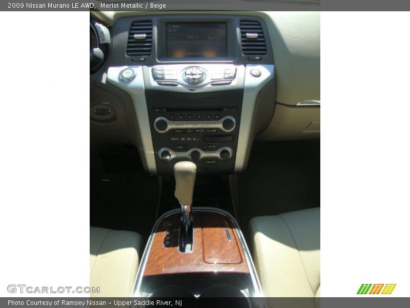 Merlot Metallic / Beige 2009 Nissan Murano LE AWD